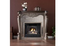 Arturo Burnt Oak Gel Fireplace