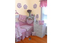 Babykins Floral Princess Crib Set