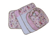 Babykins Floral Princess Bib Set