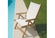 White Teak Florida Chair