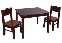 Classic Espresso Table & Chairs Set