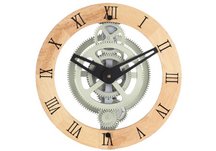 12'' Wooden Moving-gear Wall Clock (With Wooden Dial Ring)