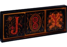 Framed Joy Hand-Painted Wall D�cor