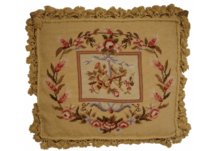 Gold Harp Music Needlepoint Pillow Gold Harp Music Needlepoint Pillow