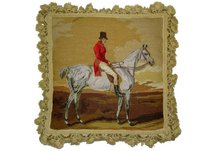 hunter jumper equestrian pillow