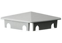 post cap, vinyl post cap, fence post cap, fence caps, fence accessories, solar post caps, solar acce