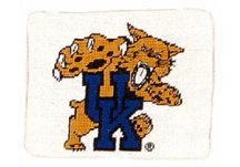 Kentucky Wildcats Needlepoint Throw Pillow