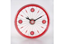 Bike Wall Clock (With Aluminum Rim)