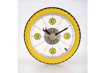 Bike Wall Clock (With Rubber Tire)