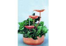 Copper Three Leaf Fountain