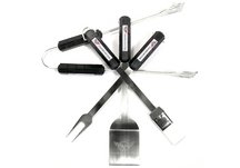 Corvette 4 Piece BBQ Grilling Utensil Set