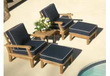 deep seating teak set