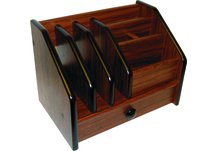Vertical letter/office supply combo desk organizer Vertical letter/office supply combo desk organizer