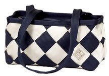 Maggie Bags Navy/White Small Seatbelt Tote
