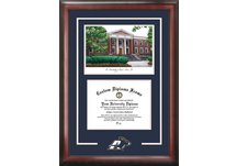 University of Akron Spirit Graduate Frame with Limited edition lithograph