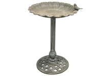 Old Bronze Reflection Birdbath