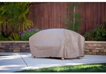 Patio Ottoman or Coffee Table Cover including Duck Dome feature