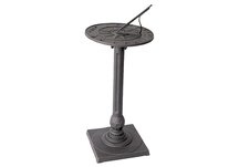 Light Copper Rust Pedestal Sundial