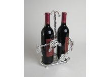 Silver plated Two Botle Wine Holder