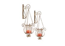 Hanging Sconce Duo Gold