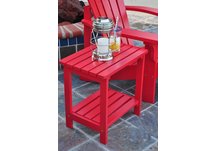 RECTANGULAR SIDE TABLE- TOMATO RED
