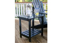 RECTANGULAR SIDE TABLE-BLACK