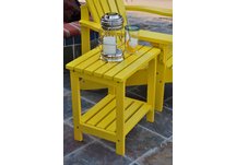 RECTANGULAR SIDE TABLE- LIME YELLOW