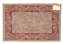 Red Scroll Rug