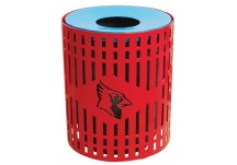 32 Gallon Personalized Diamond Trash Receptacle