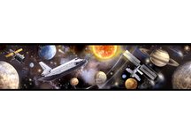 Space Travel Peel & Stick Border
