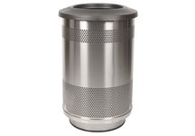 55-Gallon Stainless Steel Trash Can