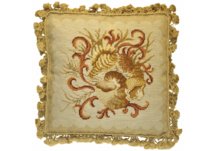 Shell Cluster Needlepoint Pillow