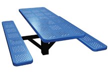 picnic table, commercial picnic table, single post table, single post picnic table, ADA picnic Table