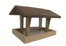 3 Qt. 4-Sided Hopper-Brown Roof
