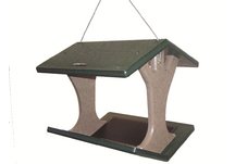 Hanging Fly-Thru Bird Feeder