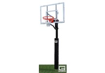 Super Shot Adjustable Basketball In-ground System with Acrylic Backboard