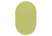 Celery Softex Braided Rug - Sample Swatch
