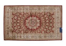 Tan and Red Berenice Rug
