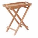 teak serving tray and other outdoor teak accessories available at Teak Furniture Outlet .com
