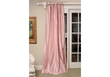 Tie Top drapes pooling on floor