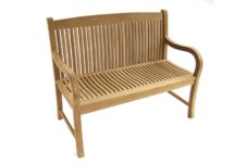 teak bench, bench, contour bench, tivoli bench