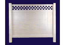 Vinyl Privacy Fencing with Lattice Vinyl Privacy Fencing with Lattice