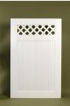 Vinyl Privacy with Lattice Gate Kit