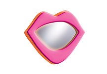 Neon wall mirror pink lips