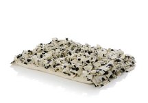 Bindy Bed in Cream w/ black paw prints