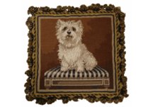 Westie Needlepoint Pillow
