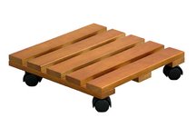 14 Natural Wooden Plant Caddy