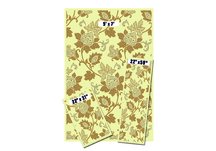Beige Floral Capri Rug Set Beige Floral Capri Rug Set