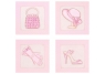 Garden Party Collection Canvas Art set of 4