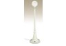 Single 12 White Globe Patio Lamp
